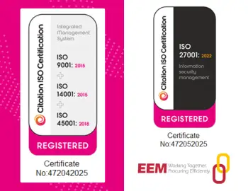 Four ISO accreditations awarded to Efficiency East Midlands