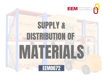 Webinar Recording: Supply and Distribution of Materials
