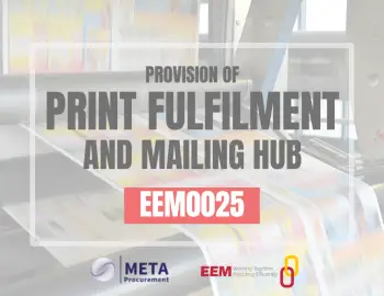 Tender Opportunity | Provision of Print Fulfilment and Mailing Hub Framework