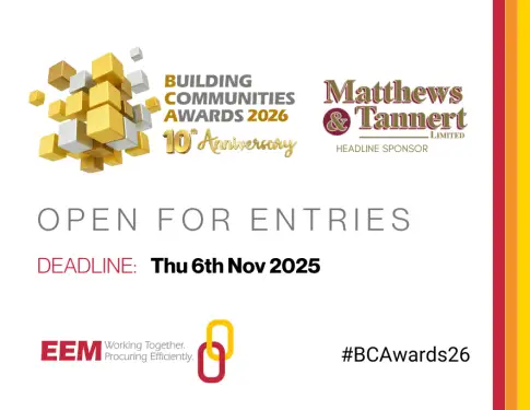 Click Here To Enlarge This Photo Of Building Communities Awards - Entry deadline Thu 7th November
