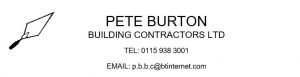 Pete Burton Building Contractors